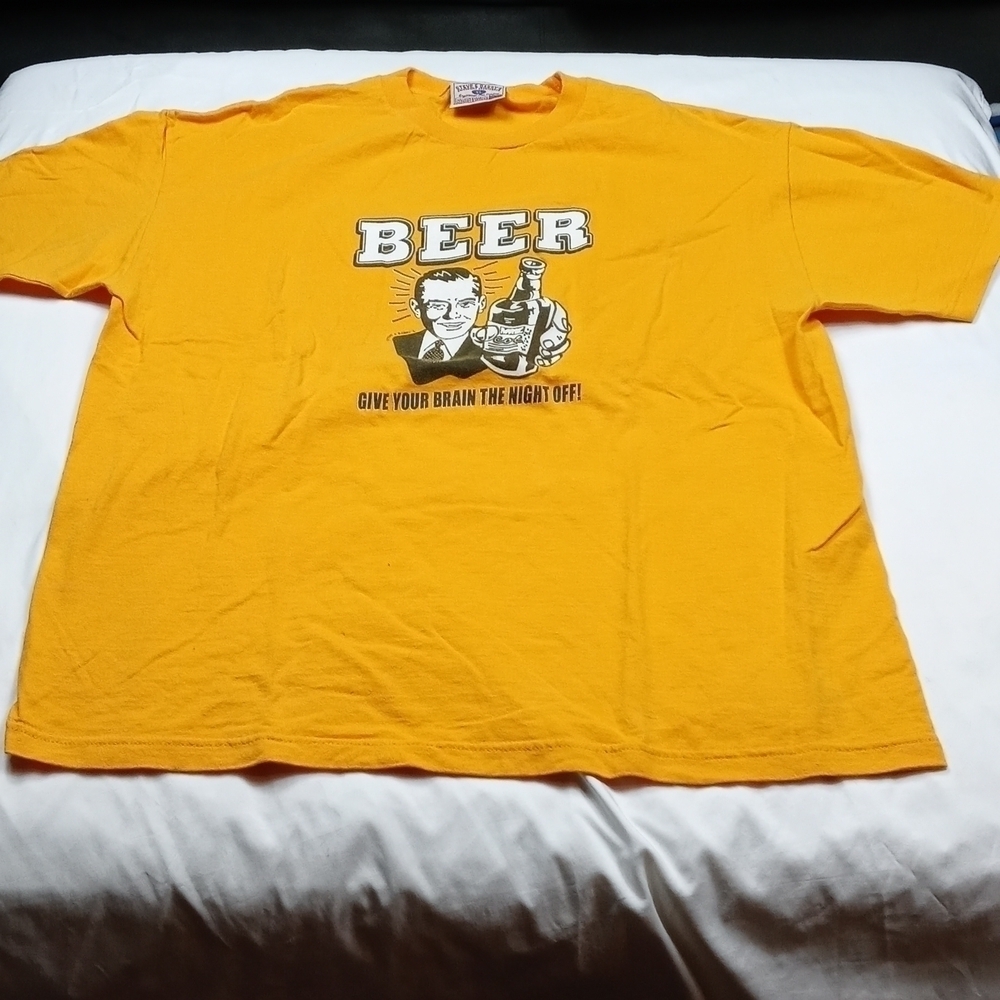 Steve & Barry's XL mens beer t-shirt